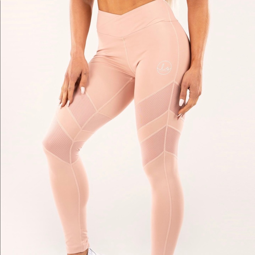 *SOLD* Ryderwear Lauren Simpson Pink Leggings